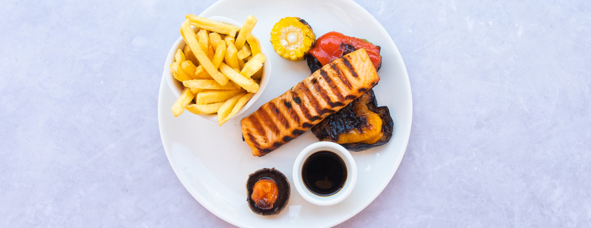 Salmon steak