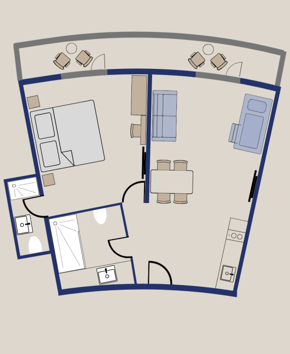 Superior One Bedroom Suite Limited Sea View